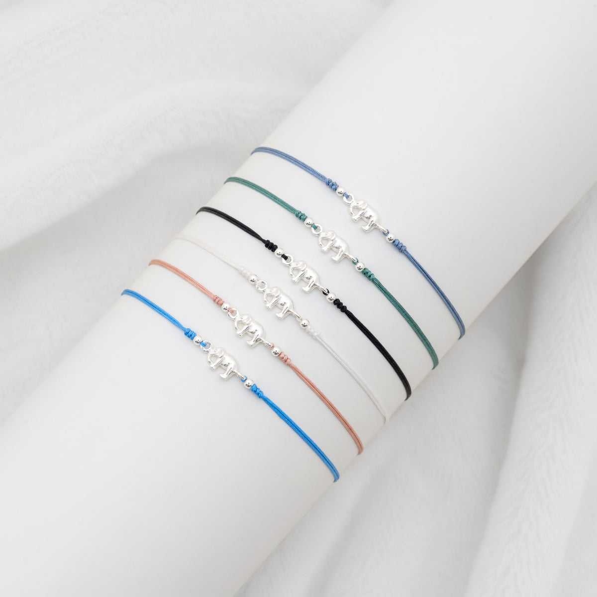 Mini Elephantastic Adjustable Cord Bracelet