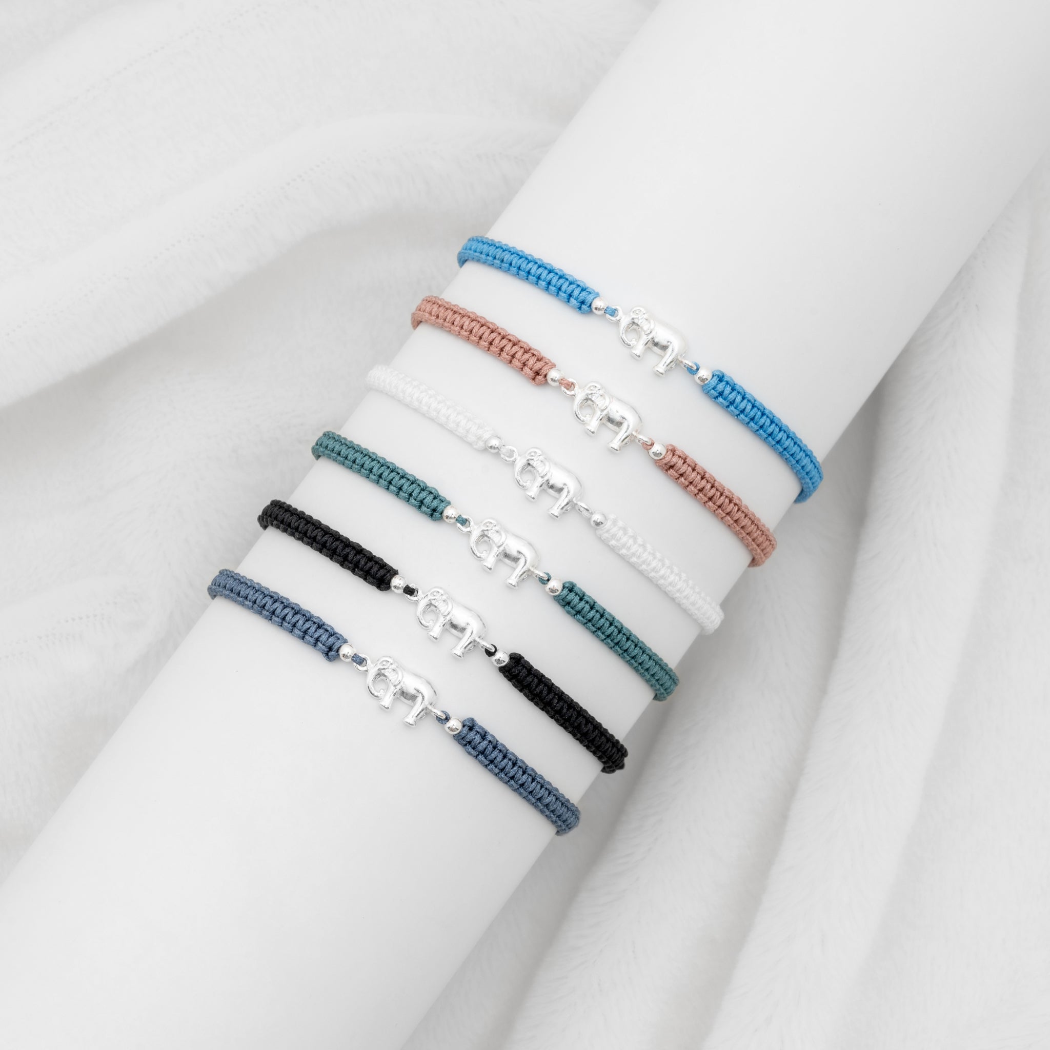 Mother Elephantastic Adjustable Cord Bracelet